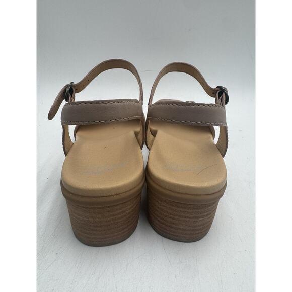 Dansko TESSIE NAPPA Women's NEW Sandal Beige EU Size 40 (5014-650300) - Picture 7 of 11